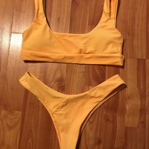 Yellow Romwe Bikini